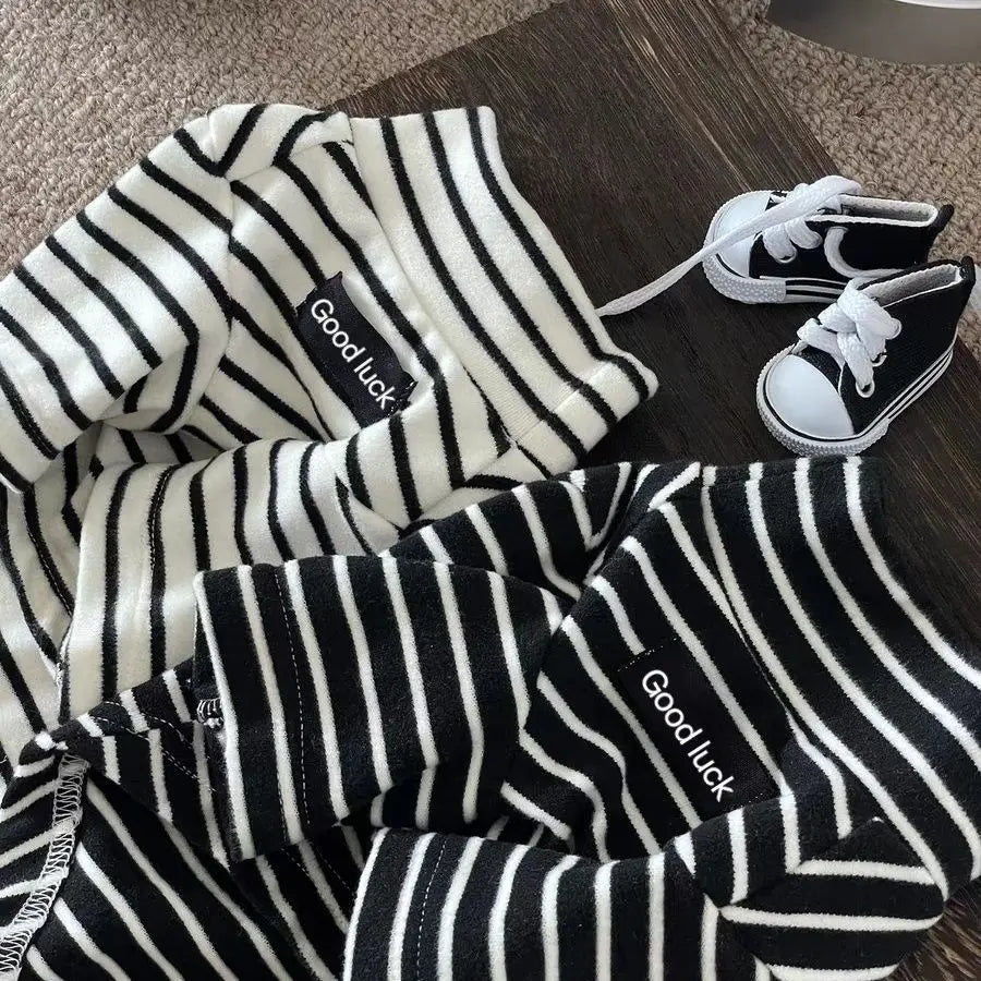 🍂 The "Main Character" Striped Thermal